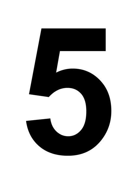 5 Number Png Transparent Images Png All 5 Number Png Transparent Images Png All