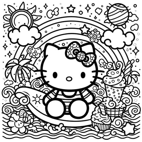 70 Printable Hello Kitty Coloring Pages End Of Year Summer Activities 70 Printable Hello Kitty Coloring Pages End Of Year Summer Activities