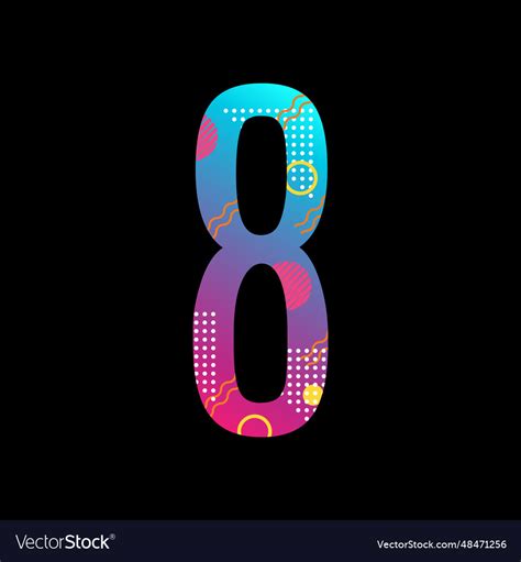 Abstract Colorful Number 8 Vector Illustration Stock Vector Image Amp Art Abstract Colorful Number 8 Vector Illustration Stock Vector Image Amp Art