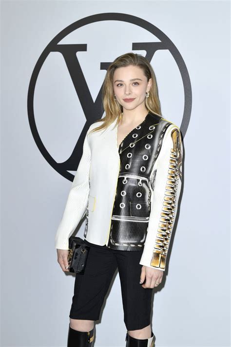 Chloe Moretz At Louis Vuitton Womenswear Fall Winter 2023 2024 Show At Paris Fashion Week 03 06
