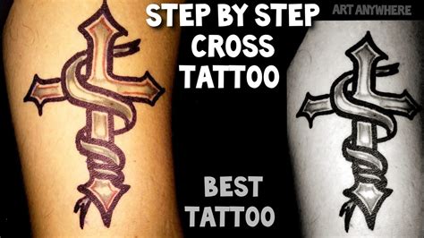 How To Make Cross Tattoo Design Simple Cross Tattoo Best Tattoo Beginner S Tattoo Youtube How To Make Cross Tattoo Design Simple Cross Tattoo Best Tattoo Beginner S Tattoo Youtube