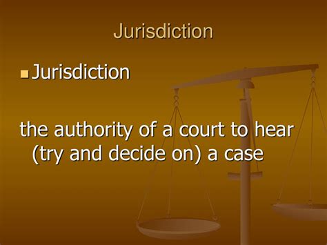 What Dictates Jursdiction For Concurrent Cases?