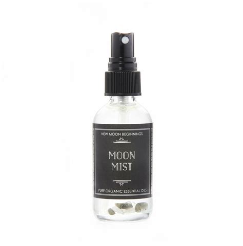 Moon Mist Spray Room Spray With Healing Crystals New Moon Beginnings