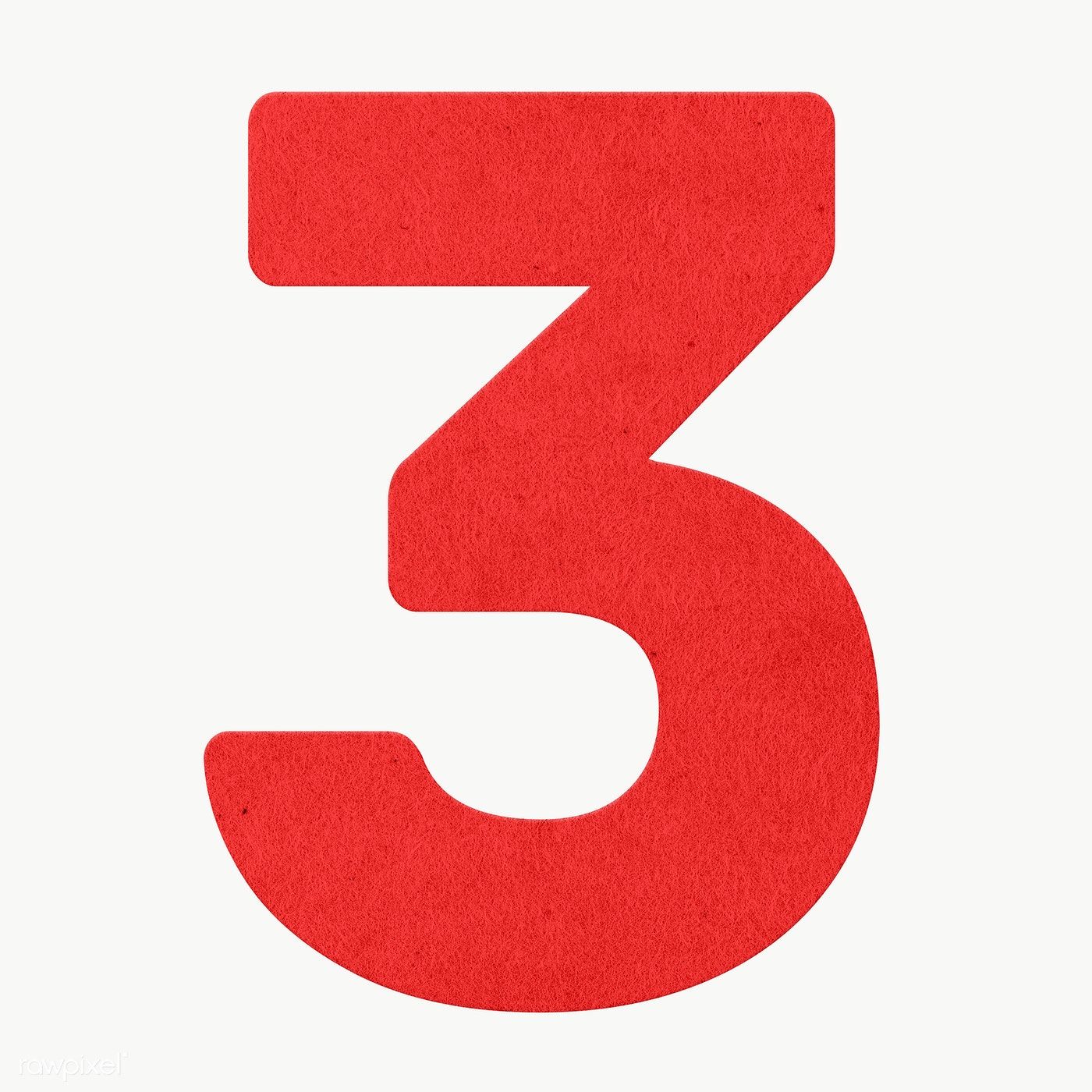 Number 3 Red
