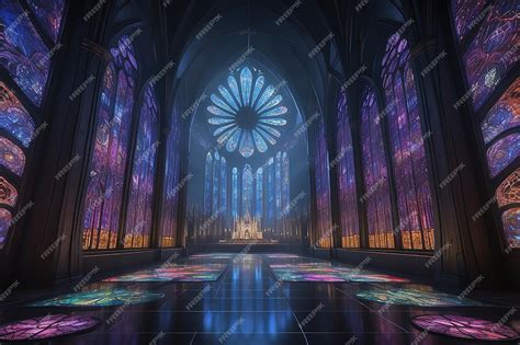 Premium Photo Digital Cathedral Unveiling The Grandeur Of A Technological Place Of Worship
