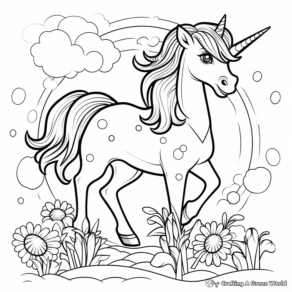 Printable Unicorn Coloring Pages For Kids: Easy, Magical Designs