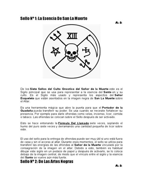 Sello 1 Muerte Pdf Rituales Altar Sello 1 Muerte Pdf Rituales Altar