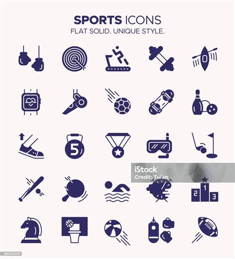 Sports Sports Icon Set Stock Illustration Download Image Now Istock