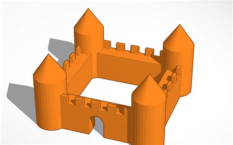 Super Simple Tinkercad Castle