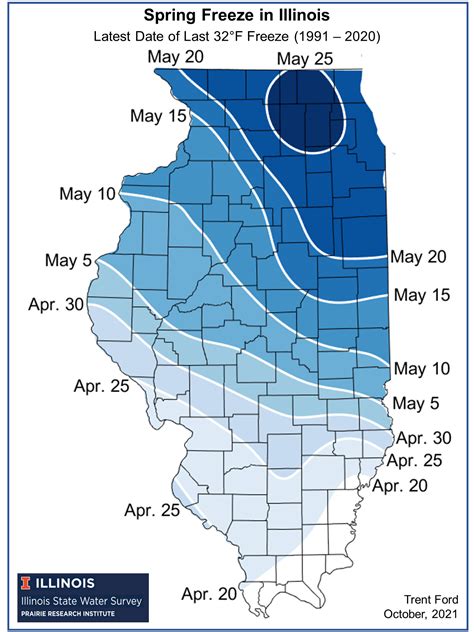 When Will Illinois Experience The 1St Hard Freeze Of The Season When Will Illinois Experience The 1St Hard Freeze Of The Season
